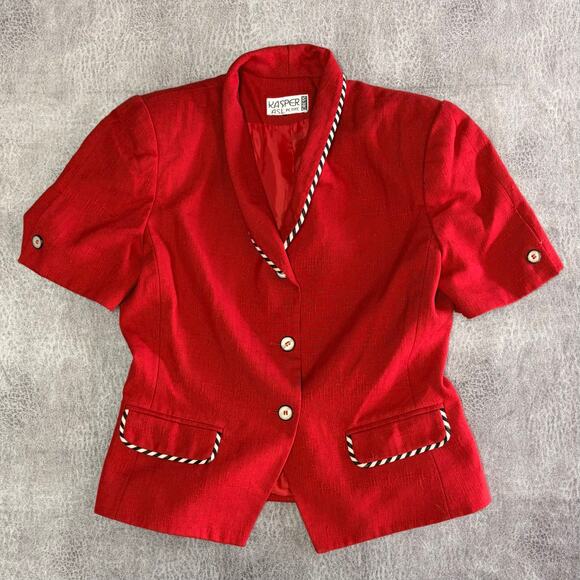 Vintage Kasper Structured Womens Top - Picture 1 of 5